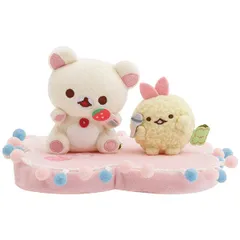 【新品・送料無料】 リラックマ&すみっコぐらし シーンぬいぐるみ (コリラックマ＆えびてんのしっぽ・サンエックスタウン) MV70601