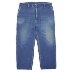 オシュコシュ OSHKOSH 80s 80年代 デニムペインターパンツ MADE IN USA アメリカ製 ビッグサイズ アメカジ ヴィンテージ 古着 メンズ ズボン パンツ ブルー W44 L29【中古】のサムネイル