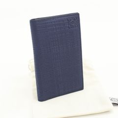 LOEWE ロエベ 名刺入れ カードケース ネイビー - メルカリ