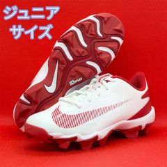 NIKE 野球 スパイク ポイント ホワイト レッド 赤 26.5㎝ 軽量 ロー