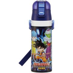 [신품 · 무료 배송] 드래곤 볼 DAIMA 물통 잠금이있는 원 푸시 다이렉트 스테인리스 병 470ml SDC4
