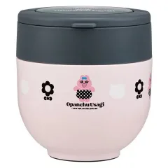 【新品・送料無料】 おぱんちゅうさぎ 折りたたみハンドル付き 保温ジャー お弁当箱 ランチボックス LDNO6