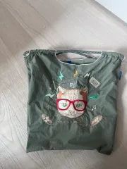 ボールアンドチェーン エコバッグ カーキ M