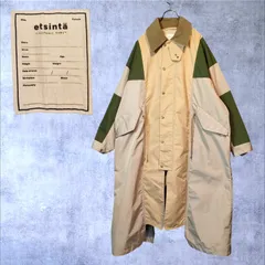 etsinta Remake Multi-way Long Work Coat / Over Sized Silhouette etsinta エシンタ リメイクロングワークコート ベージュ×オリーブ ONEサイズ　CIAOPANICTYPY