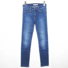 リーバイス Levi's SLIMMING SLIM デニム パンツ ジーンズ ストレッチ 24 ブルー ウォッシュ加工 kz13037