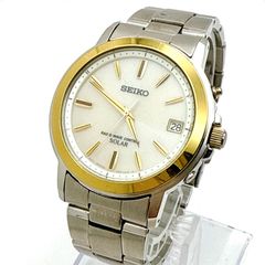新品】SEIKO ソーラー電波時計 シルバーSBTM157 - メルカリ