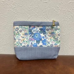 ハンドメイド　ポーチ　リバティ