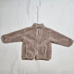 120サイズ ベビー服 冬 春 季節の変わり目 ファー ジャケット アウター