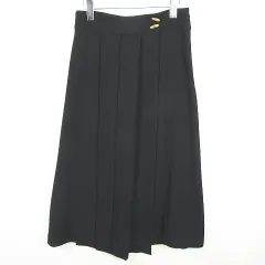 ザラ ZARA スカート風 ワイドパンツ キュロット M ブラック 2423/878 kz14542