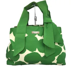 Kate spade　ケイトスペード　トートバッグ　グリーン　×　ホワイト