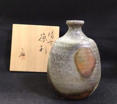 備前焼】森陶岳 大徳利（花入れにも）共箱 - メルカリ