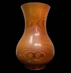 ♥️(1点物！✨)槐（エンジュ）の木製 蓋付き壺 伝統工芸品 ♥️(1点物！✨)槐（エンジュ）の木製 蓋付き壺 伝統工芸品 - メルカリ