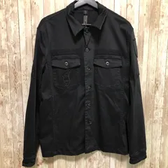 コ　WJK　ダブルジェイケイ　4326 cs70g　short fatigue shirts　ショート ファティーグ シャツ　ブラック　＜サンプル品＞のサムネイル