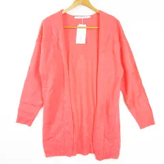 レイカズン Ray cassin FAVORI ニット カーディガン 長袖 前開き F サーモンピンク 星 kz13786