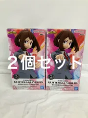 未開封 僕のヒーローアカデミア GLITTER GLAMOURS 麗日お茶子 フィギュア 2個セット LF3B55 f101