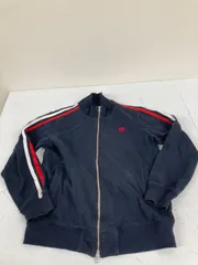 送料無料★TOMMY HILFIGER トミーヒルフィガー★スウェットジャケット　ジップアップジャケット★メンズ　Mサイズ　ネイビー　#80331sj132のサムネイル