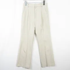 ローリーズファーム LOWRYS FARM パンツ センタープレス M アイボリー kz14479