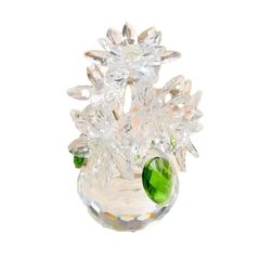 スワロフスキー 廃盤品 サボテン 花 置物 インテリア - メルカリ