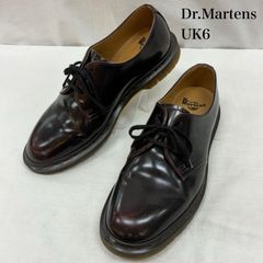 ドクターマーチン 3989 ブローグシューズ チェリーレッド 24cm UK5