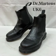 ドクターマーチン 2976 MONO チェルシー ブーツ サイドゴア オールブラック レディース UK：6 ISItems【USED】【古着】【中古】50155566
