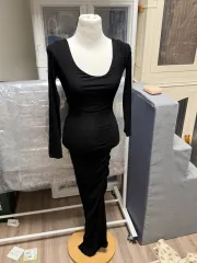 ブラック ロング ONE PIECE ドレス