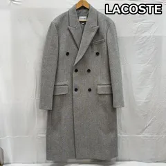 ラコステ BH1935 ヘリンボーン ロング丈 ウール ダブル コート メンズ - ISItems【USED】【古着】【中古】50155308のサムネイル