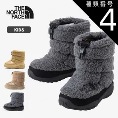 種類4：KE/18cm ザ・ノース・フェイス スノーブーツ ジュニア ヌプシ ブーティ THE NORTH FACE VII フリース K Nuptse Bootie VII Fleece NFJ52373 子供用 ウィンターブーツ 防寒 撥水 保温 軽量 冬