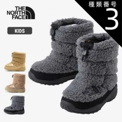 種類3：KE/17cm ザ・ノース・フェイス スノーブーツ ジュニア ヌプシ ブーティ THE NORTH FACE VII フリース K Nuptse Bootie VII Fleece NFJ52373 子供用 ウィンターブーツ 防寒 撥水 保温 軽量 冬