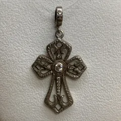 Loree Rodkin ローリーロドキン ネックレス ペンダントトップ チャーム SILVER 925 シルバー キュービックジルコニア エッチング カセドラル クロス ETCHED CATHEDRAL CROSS PENDANTのサムネイル