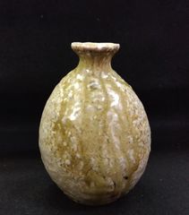 陶器 ピッチャー 水差し 花瓶 船木研兒 白釉手付壺 花瓶 水差し - メルカリ