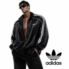 アディダス オーバーサイズ 光沢 アウター