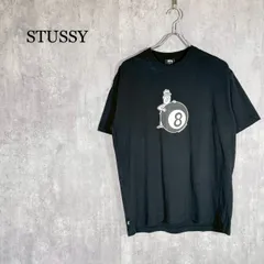『STUSSY』ステューシー(M)エイトボール キャラクタープリントTシャツ