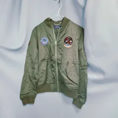 ポロラルフローレン カーキ パイロットジャンパー MA-1 アウター XS