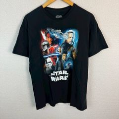 STAR WARS 스타 워즈 반소매 T셔츠 아트 프린트 블랙 L사이즈 맨즈 헌옷 스트리트 아메카지