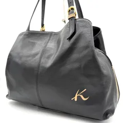 【美品】キタムラK2 Kitamura K2 ショルダーバッグ ネイビー 紺  レザーのサムネイル