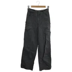 Spick & Span (スピックアンドスパン) ガーメントダイシリンダルペインターパンツ 23030200211020 ブラック 36