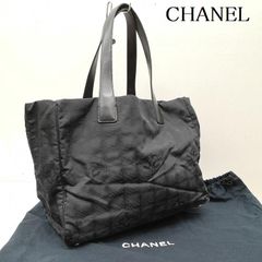 美品】シャネル ニュートラベルライン トートバッグ A4可 黒 - メルカリ