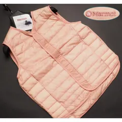 新品正規13900円 Marmot マーモット 18 Casper プレミアムグースダウン ベスト/インナーダウン レディース95(M)ピンク(PI) VSW8503のサムネイル