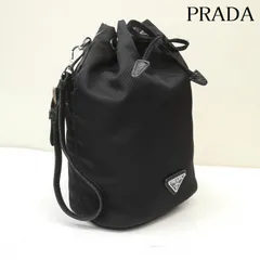 プラダ Re-Nylon ポーチ 巾着 トライアングル ロゴ レディース - ISItems【USED】【古着】【中古】50155196