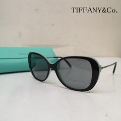 Tiffany & Co. ブラック キャットアイ サングラス 蝶々 - メルカリ