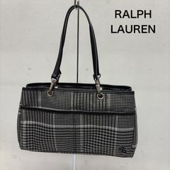 美品】ラルフローレン 千鳥格子 2way ミニボストンバッグ 斜め掛け
