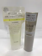 D3327 ELIXIR エリクシール シュペリエルブースターエッセンス 90g・ルフレ バランシング おやすみマスク 90g 計2点セットのサムネイル