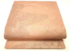 A5◇着物くつろぎ 夏物 花模様 金糸 全通 正絹 薄物 絽 紗 袋帯 - メルカリ