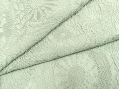 平和屋着物●上質な色無地　源氏車花地紋　青磁鼠色　正絹　逸品　AABH0542fy