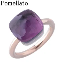 ポメラート ヌード マキシ アメジスト リング #53 750PG/WG 保証書(2021年) 箱 新品仕上げ済 Pomellato【25478】のサムネイル