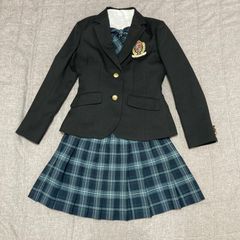 ネイビー ブレザー スカート4点セット卒服 - メルカリ