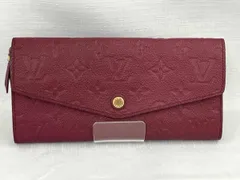 LOUIS VUITTON ルイ・ヴィトン/モノグラム・アンプラント ポルトフォイユキュリーズ /長財布/CA4132/ワインレッド