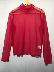 03461　PAGE BOY　ハイネックシアーシャツ