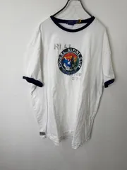 S00171｜PoloRalphLauren｜ポロラルフローレン｜Tシャツ｜ホワイト｜メンズXXL｜コットン｜プリント｜カットソー｜Y2K｜90S｜古着｜USA古着｜アメカジ｜ヴィンテージ｜フォロー割｜今期トレンド｜ビッグサイズ｜定番｜人気