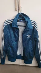 アディダス 青 パータン トラックジャージ (The First 値下げ)